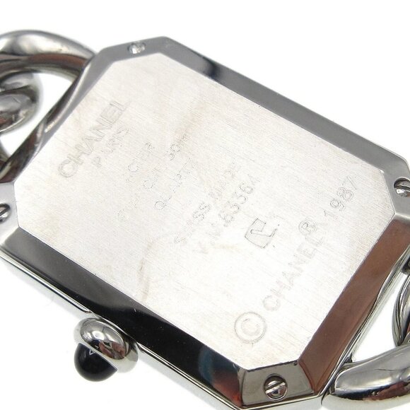 Chanel Premiere Ladies Quartz Watch #L V.M.63364 Silver Stainless Steel 57987 main image 8